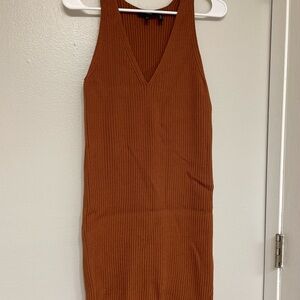 Theory Ribbed Knit Sleeveless Dress